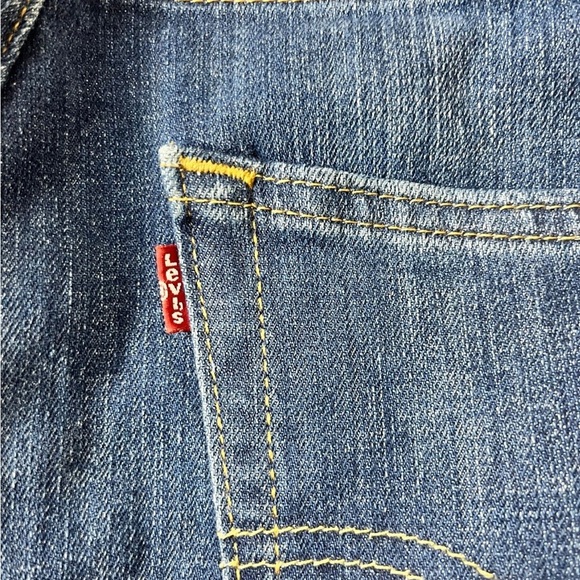 Levi’s 527 Dark Wash Bootcut Denim Jeans Size 32 X 34 Western Cowboy - Picture 6 of 9